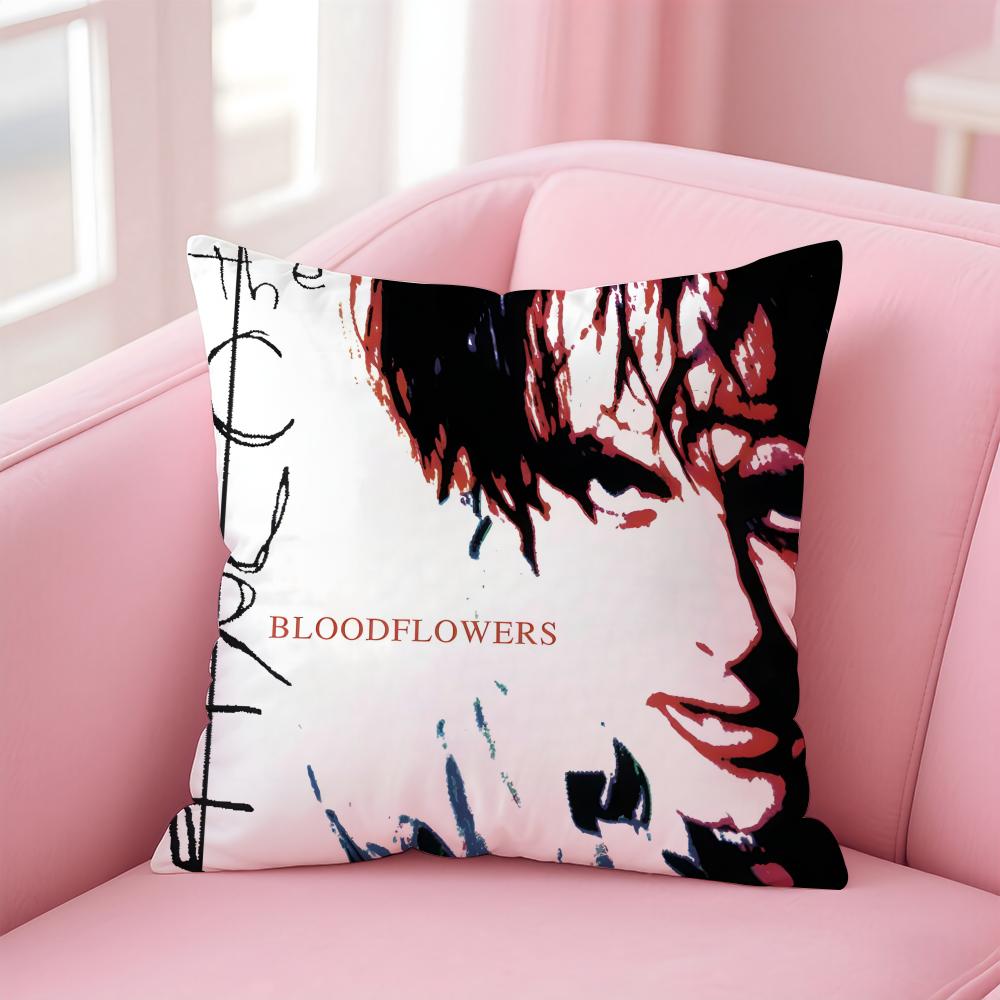 Band The Cure Cushion Cover Linen Pillowcase Cover Soft Decor For Sofa Home Room