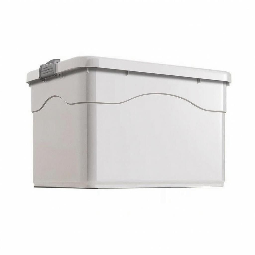 Storage Box with Wheels Dustproof Lid Long-Lasting for Moving
