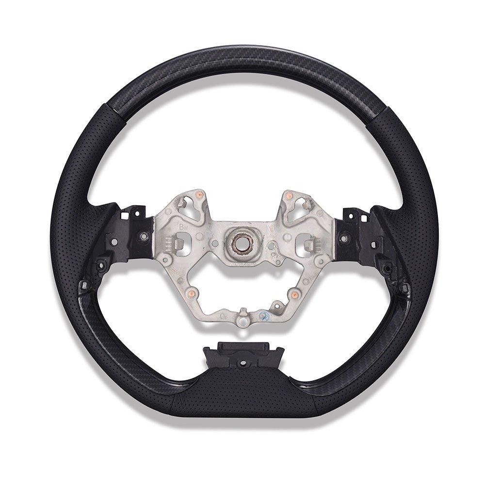 

RAMBO Steering 10 Series 50 Series Standard Grip Handle Black Leather Original Replacement D Type C-HR (Стиль «Углерод»)