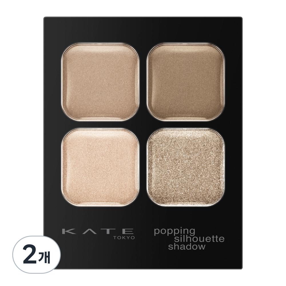 

Тени для век Kate Popping Silhouette Shadow BR-1, оттенок Greige Pop, 2 шт.
