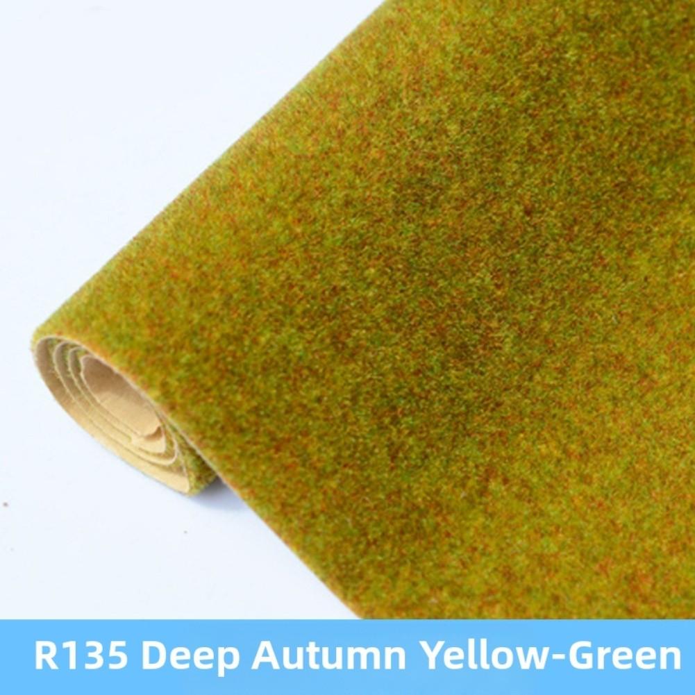 Model Turf Roll Grass Landscape Mat Short Pile Nylon Construction
