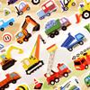3D Bubble Sticker Car Truck Plane Traffic Waterproof Cartoon Anime Stickers For Girl Boy Kids Funny Educational Toys