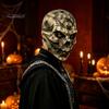 Flexible Breathable Face Masque Horror Latex Skull Masque, Scary Halloween Hood with Realistic Stitching Texture Stitched Texture, Creepy Costume