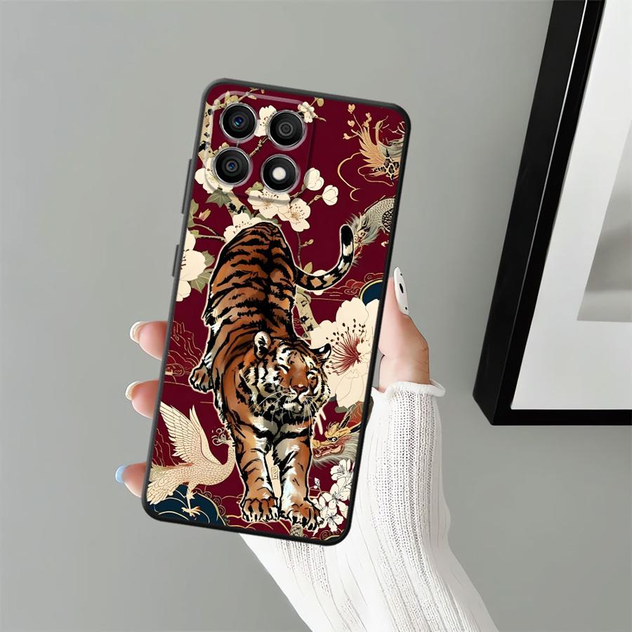 Cool Tiger Leopard Case for Honor X8 X9a 70 8X X5b 200 400 Lite Magic5Lite X7 X6 90 Funda Phone Cover