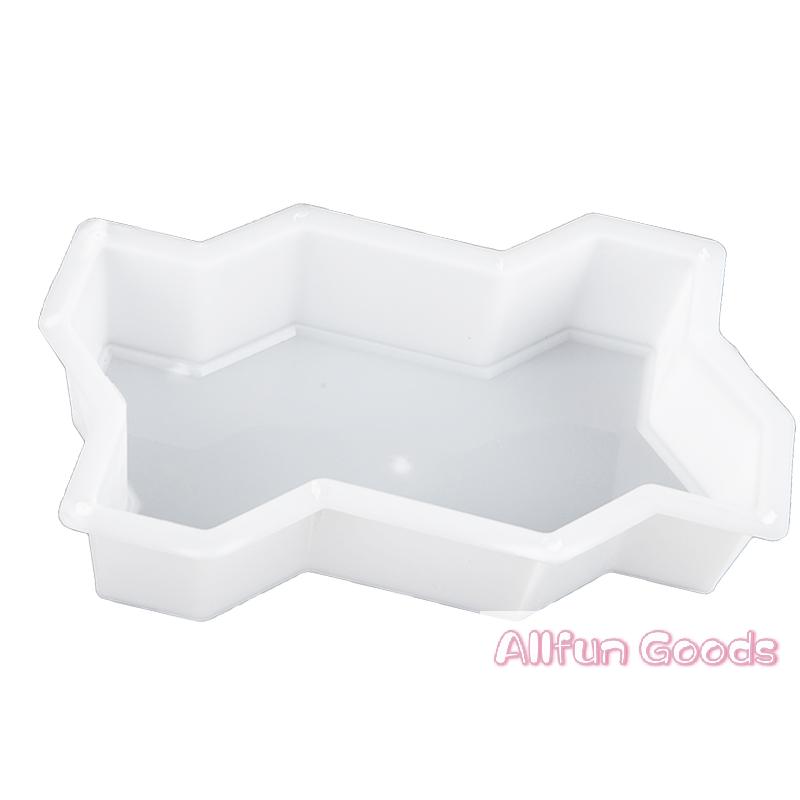 [TG835]DIY Path Maker Concrete Molds Garden Pavement Mold Road Path Paving Brick Mould