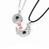 100 Languages I Love You Pendant Necklace Projection Pendant Sun Moon Love Memory Confession Necklaces Couple Valentine 'S Day Giveaway GiftTrendy