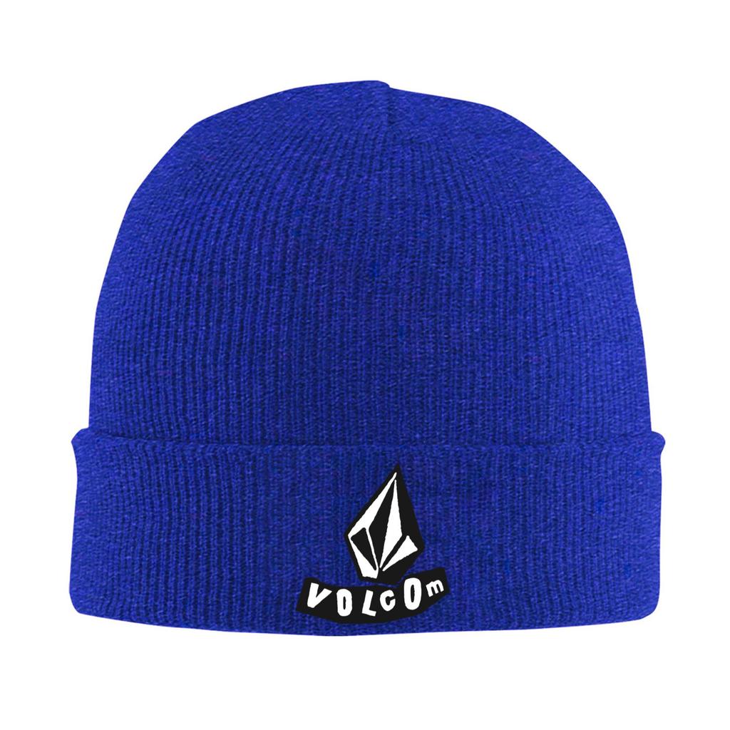 Volcoms Čepice s bambulí Čepice podzimní grafické pletené čepice Street Y2K Unisex pro dospělé Kpop Elastická čepice