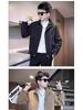 Men's Spring 2025 Stand Collar Casual Solid Color Jacket