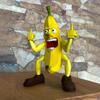 1PC Banana Gnomes Sculptures Lawn Ornaments Decorations Middle Finger Banana Man Funny Gifts No Toxic Waterproof for Outdoor Garden