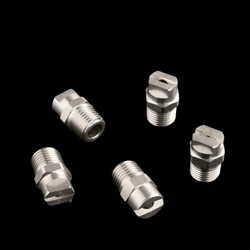 304 Stainless Steel 65° Flat Fan High-Pressure Spray Nozzle