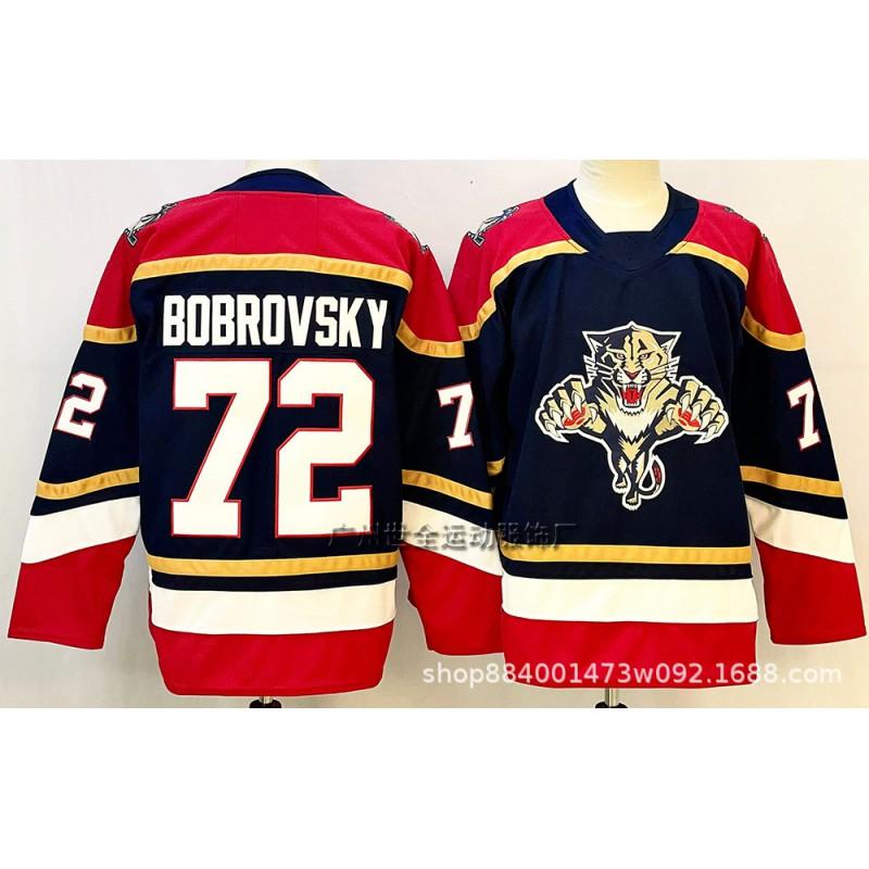 Mens Retro Ice Hockey Jersey Team Florida Panthers 16 Embroidered Practice Uniform Cotton Blend