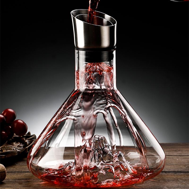 Buy Wine Decanter Builtin Aerator Pourer,Wine Gift,1500ml at
