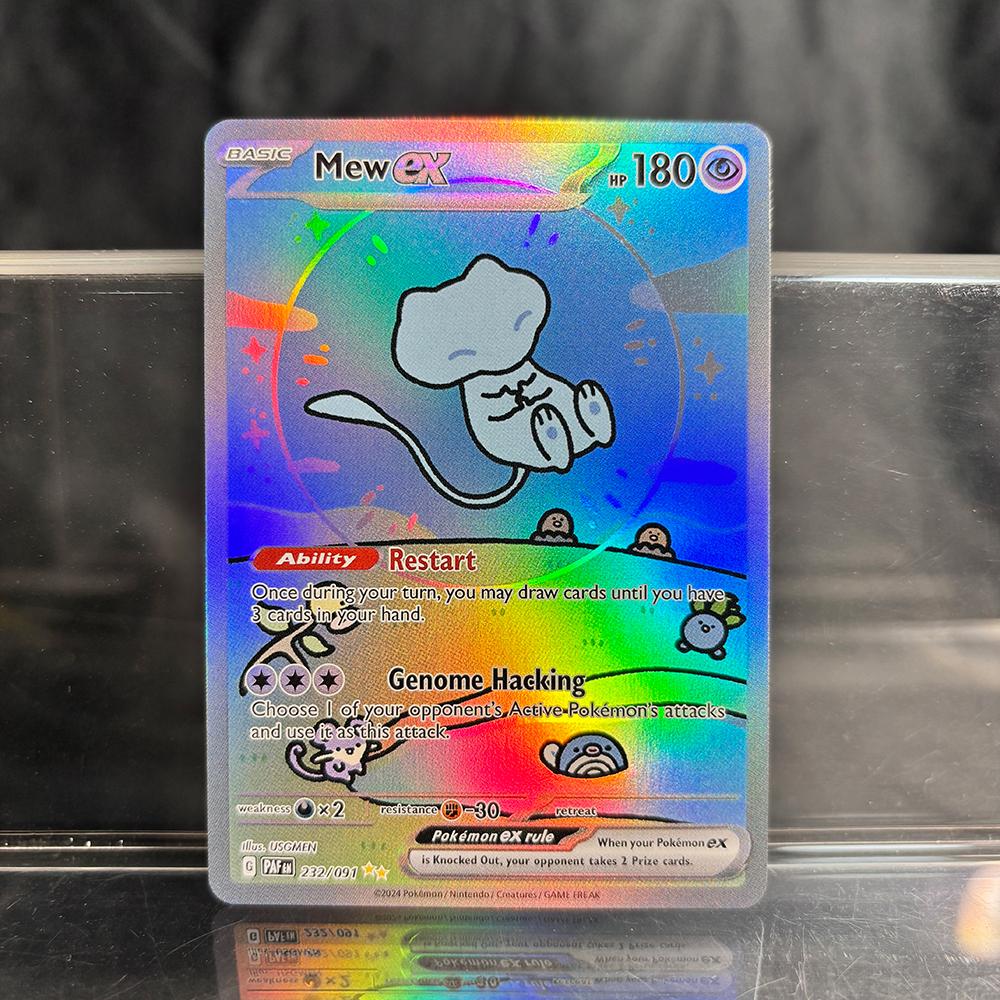 

Голографическая Коллекция Игровых Карточек PTCG Прокси-Карты Чаризард Пикачу Мью EX Синглы PKM Фольгированные Карты Генгар VMAX Skyridge (SK)