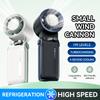 New JF168 ice pack high-speed fan with 199 speed regulation, long endurance, high wind power, handheld folding mini fan