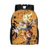 D-Dragon B-Ball Z Gokus Adorable Anime Backpack Women Men Basic Bookbag for School College Cute Cartoon Bags