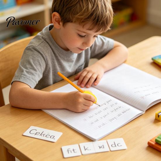 Writing Fatigue Relief 6Pcs Pencil And Pen Grips for Kids Handwriting, Reusable Adults, Finger Positioning Aid Soft EVA Foam Cushioned Holders