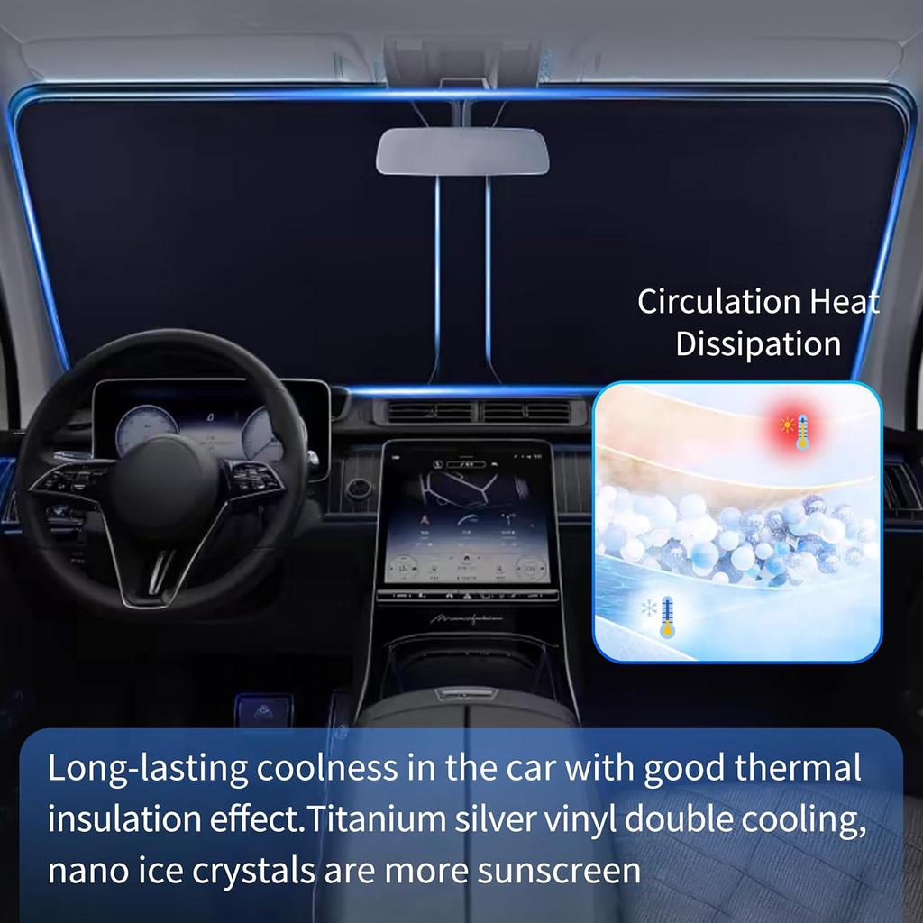 Corolla Windshield Sun Shade, Front Windshield Shade For Sun, Folding Sunshade Windshield Visor For Toyota Corolla 2002-2008