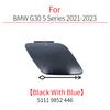 For BMW G30 LCI M Car Front Bumper Tow Hook Cover Cap Black For BMW 5 Series M Sport - 520 530 535 540i M 51119852446