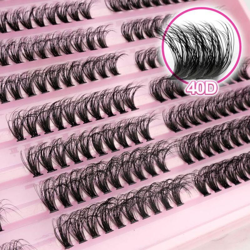 Lashie - Set: Curl Multipack False Eyelashes Cluster (Various Designs)