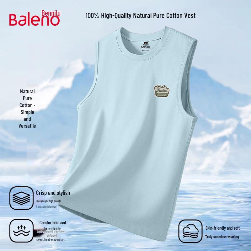 Baleno Men s 2025 Summer JPB WildCall Graphic Cotton Sleeveless T-Shirt 2XL