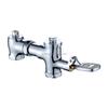 X10159ABSCR Model Wall Mounted Chrome Finish Brass Material of Time Delay Pedal Toilet Flush Valve