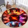 Halloween Horror Thriller Stranger Things Circular Carpet Household Goods Decoration Anti Slip Home Table and Chair Mat Aisle Door Mat Carpet D13