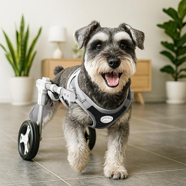 Carrellino di Supporto Retrattile Leggero per Gatti e Cani Supporto per Zampe Posteriori