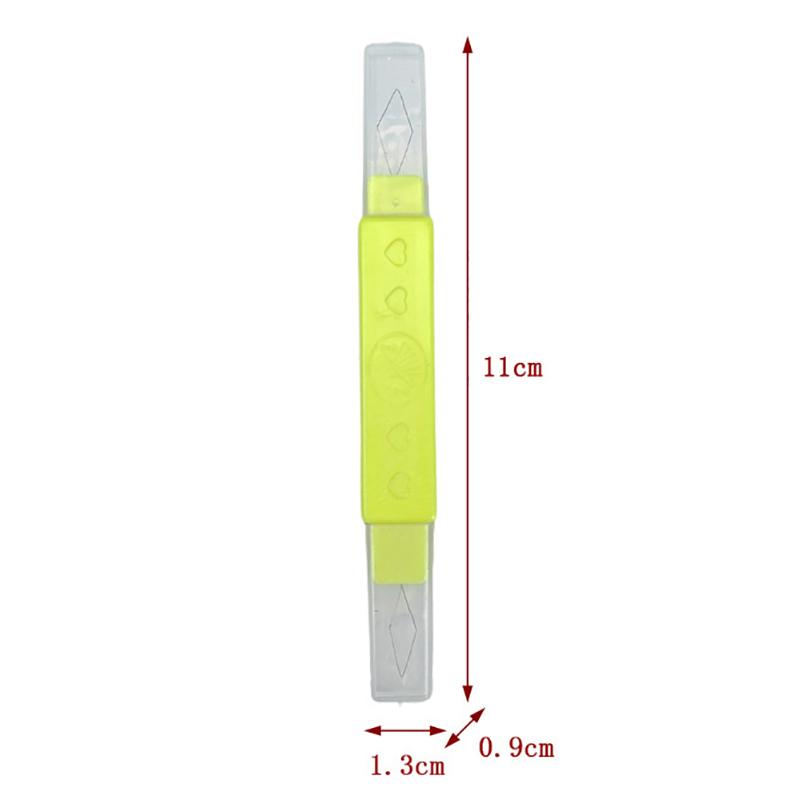 

2 в 1 швейная игла, вспарыватель швов, швейный инструмент двойного назначения, портативный домашний нитеобрезатель, двойная головка с защитным чехлом жёлтый