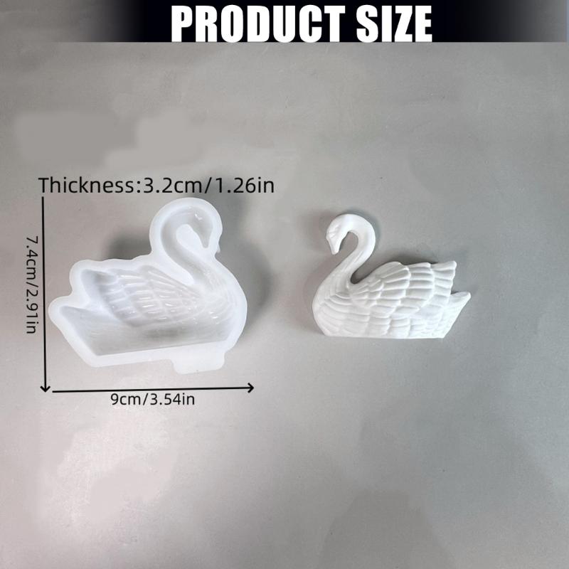 Candle Mold,Gooses Resin Silicone Mold for Candle Making Animal Candle Mold for Diys Handmade Soap,Aromatherapys Candle