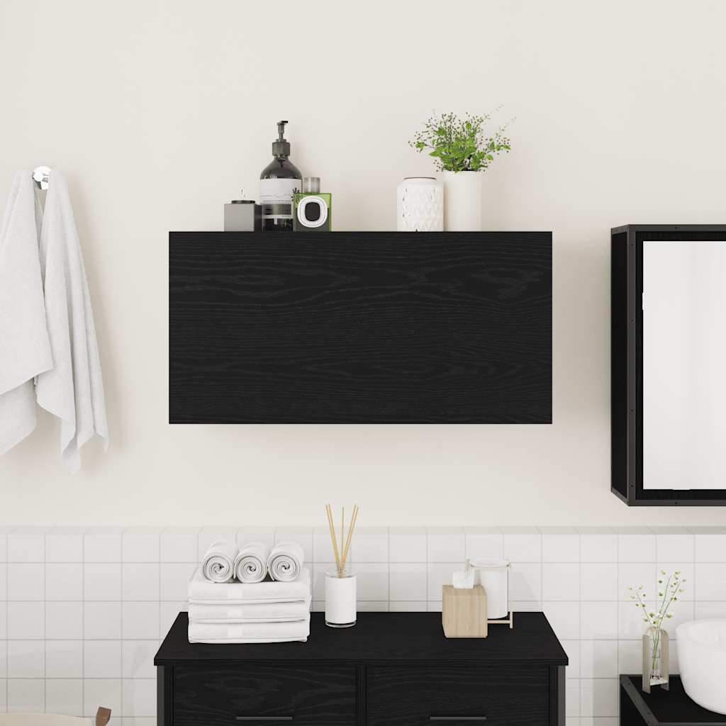Wandhängender Badezimmerschrank, Klappregal Zur Aufbewahrung Im Flur, Dekorativer Wandschrank Zur Aufbewahrung Im Wohnzimmer, 80 X 25 X 40 Cm