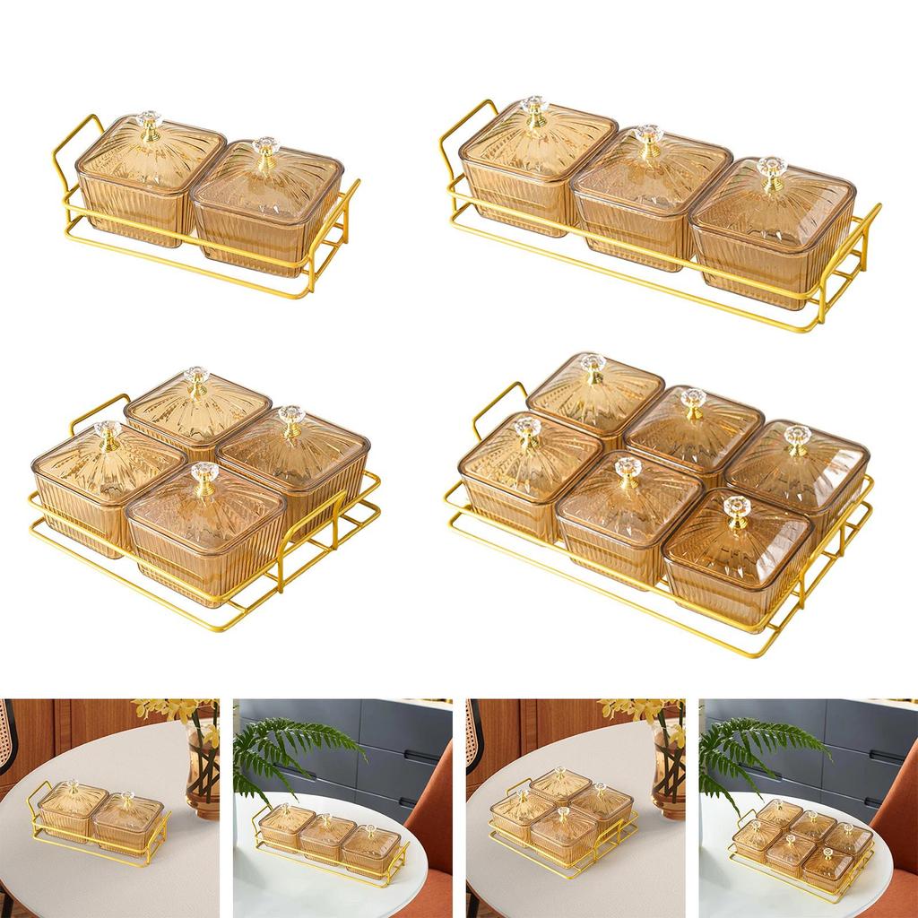 Divided Serving Dishes Dried Fruit Plate Modern Decorative Organizer Appetizer Tray Snack Platter for Nuts Dessert Fruits