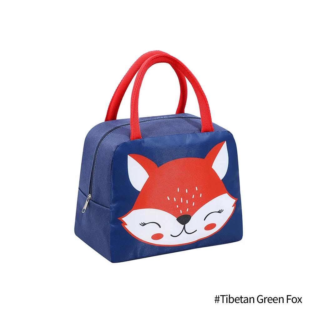 Cute Cartoon Animal Tote Insulated Thermal Lunch Bag Cute Cartoon Picnic Food Storage Lunch Box Cooler Bags