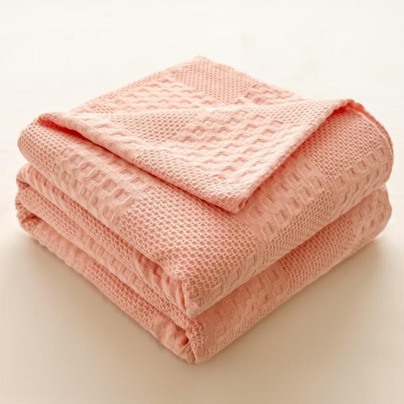 100% Cotton Lightweight Towel Blanket Office Nap Cooling Throw Air Conditioner Cover