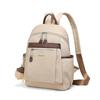 Womens Large Capacity Canvas Backpack School College Travel Daily Use Soft Zipper Urban Minimalist Style