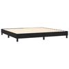 3120792 vidaXL Spring Bed Base Black 200x200 Cm Velvet