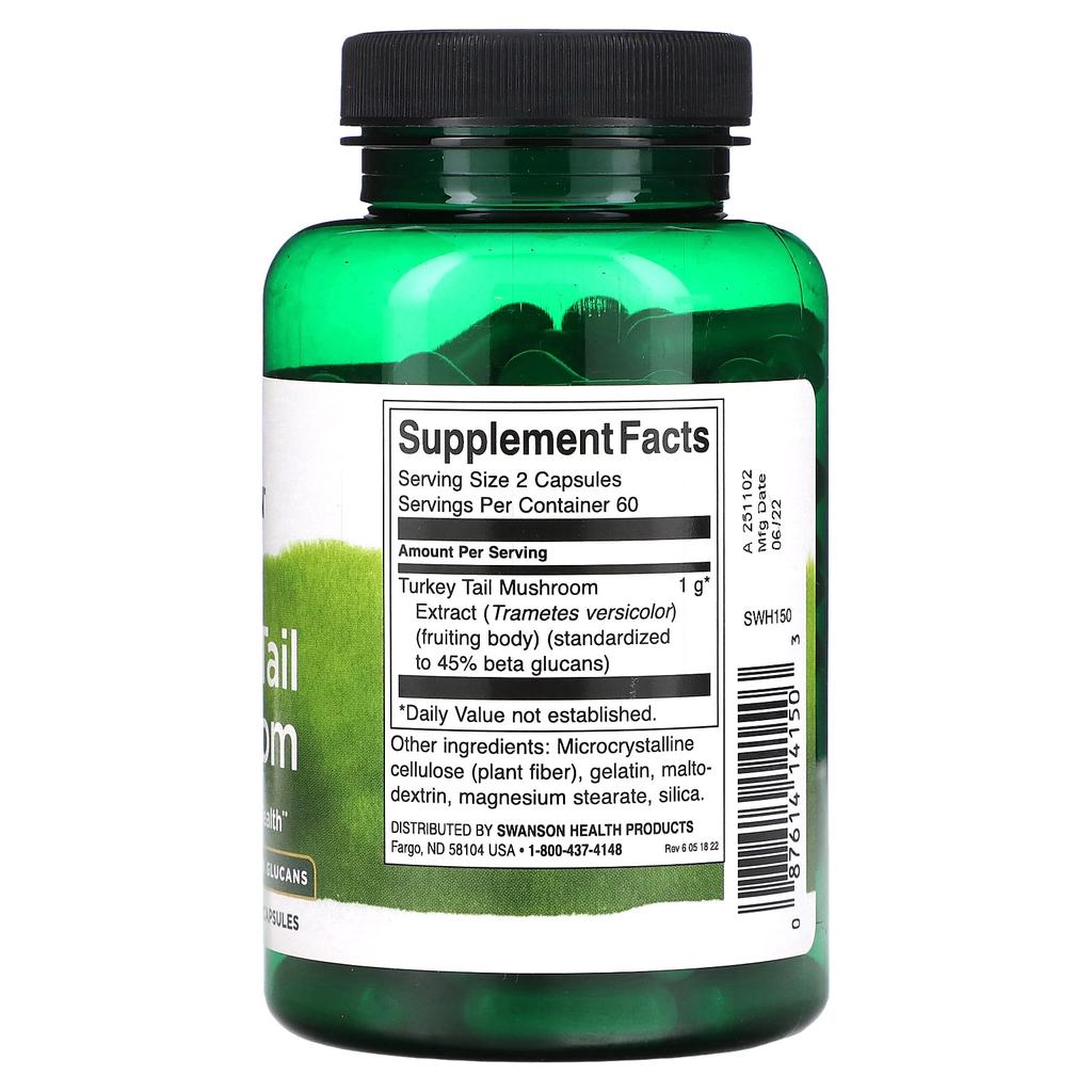 Cloud Mushroom, 120 Capsules (500Mg Per Capsule)