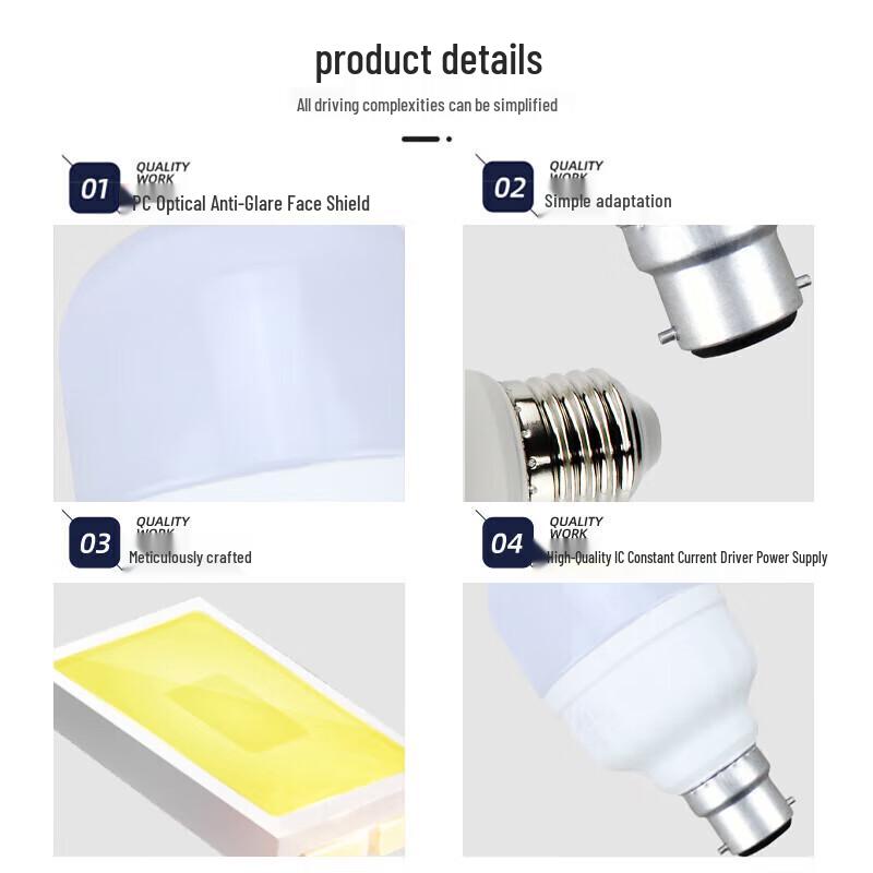 Ampoule LED FSL Cylindrique à Baïonnette B22 15W 6500K Blanche