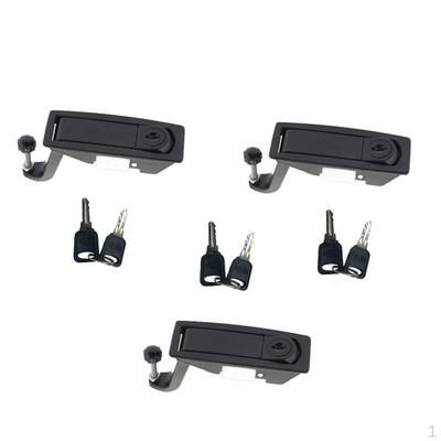 3x Bündiger Hebel Türriegel Verstellbare Riegel für Marine, Boot, Wohnmobil, Anhänger, Camper, Wohnmobil,