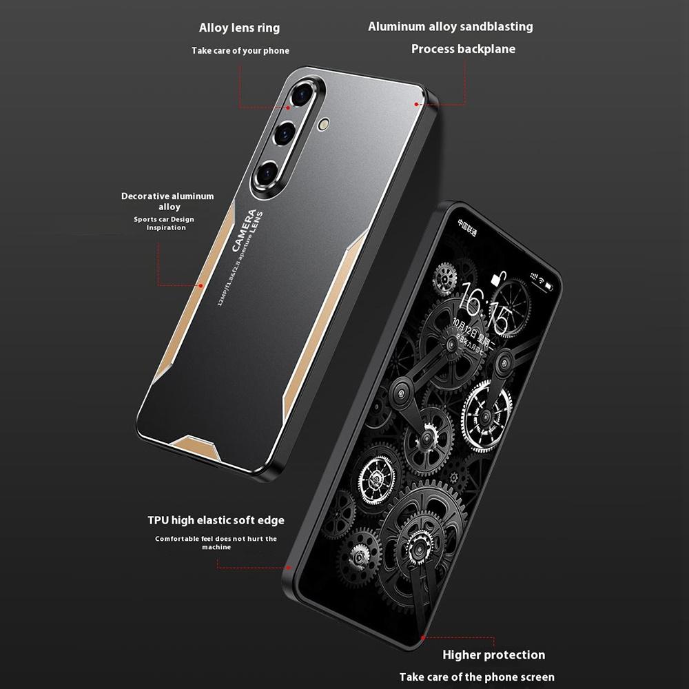 Για Samsung Galaxy A56 5G Θήκη Τηλεφώνου Κράμα Αλουμινίου TPU PC Πίσω Κάλυμμα