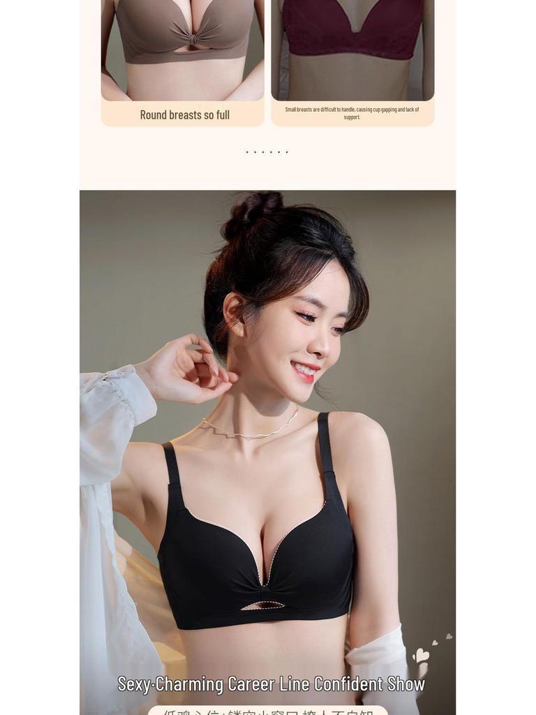 Versatile Breathable Push-Up Bra for Women - Enhances Smaller Busts, Lift-Up, Anti-Sagging, Side Support, No Underwire.