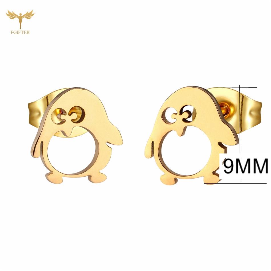 12 Pair Marine Animal Earrings for Women Sea Turtle Shell Starfish Dolphin Penguin Fish Stainless Steel Ear Studs Summer Zircon