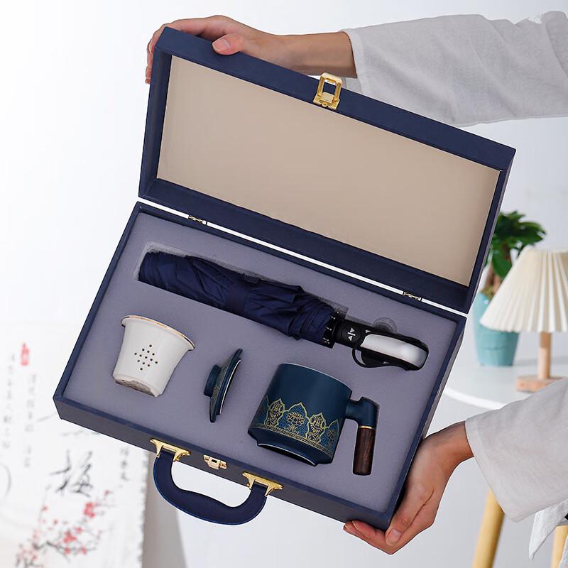 

Подарочный бизнес-набор Zhishen: Керамическая кружка и автоматический зонт