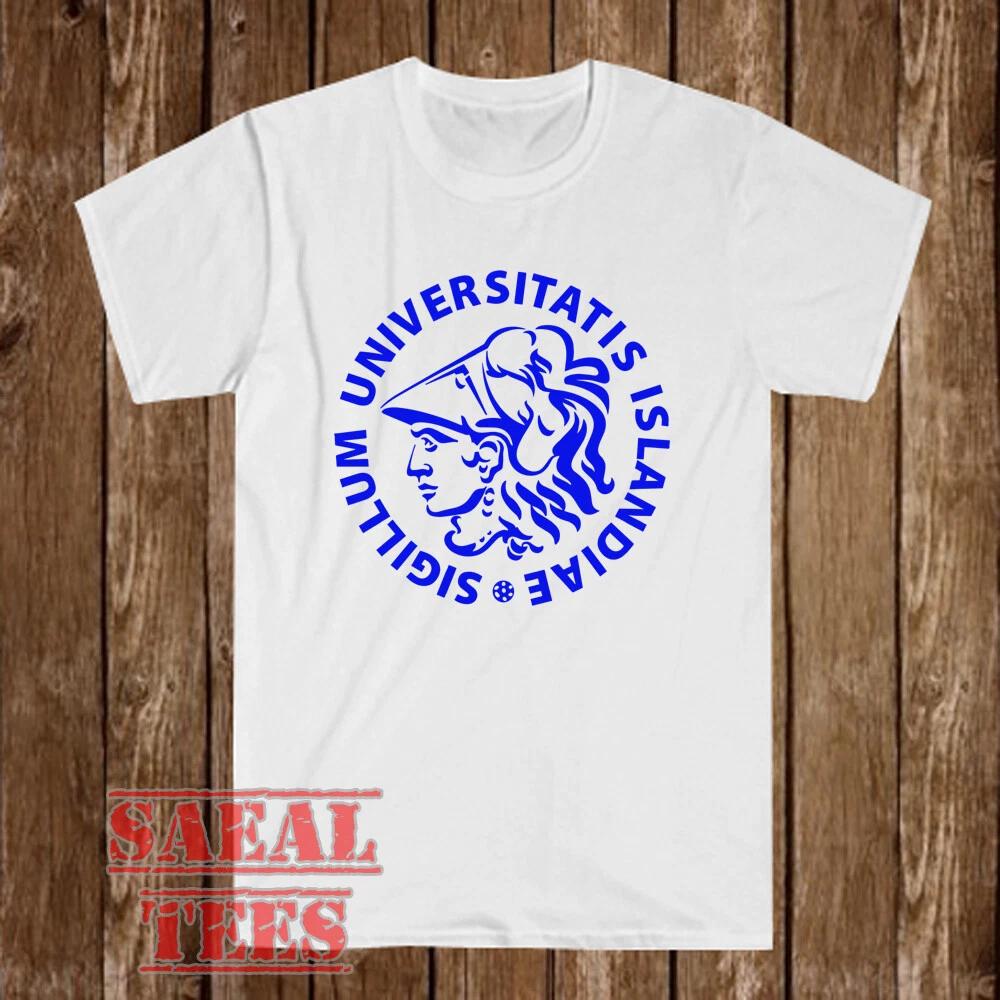 The University of Iceland Reykjavík Men s White Size S-5XL M