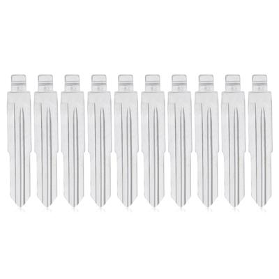 Pack of 10 #03 Metal Key Blank Universal for Vehicle Replacement Part HON58R Car Flip Remote Keys Blade Stable Performances