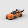Technischer Speed Car MOC Stadtfahrzeug Rennwagen Rallye Bausteine Ziegel Set Retro Ornament DIY Spielzeug für Erwachsene Geschenke