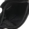 PRADA Pochette Shoulder Bag B7879 NERO black Satin Women Used