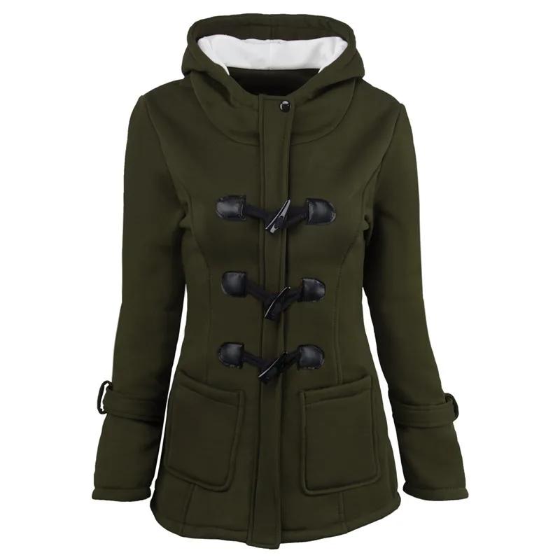 Women Basic Jackets Autumn Women's Overcoat Zipper Causal Outwear Coat Female Hooded Coat Ladies Jacket