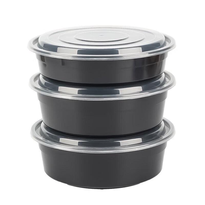 WS 1500ml Disposable Round Takeout Container with High Dome Lid