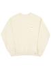 GRAVER [Unisex] Flower Dot Logo Smile Sweatshirt_Cream