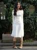 Laengaenlu Clovi Midi Lace Skirt(Clovi)_Ivory